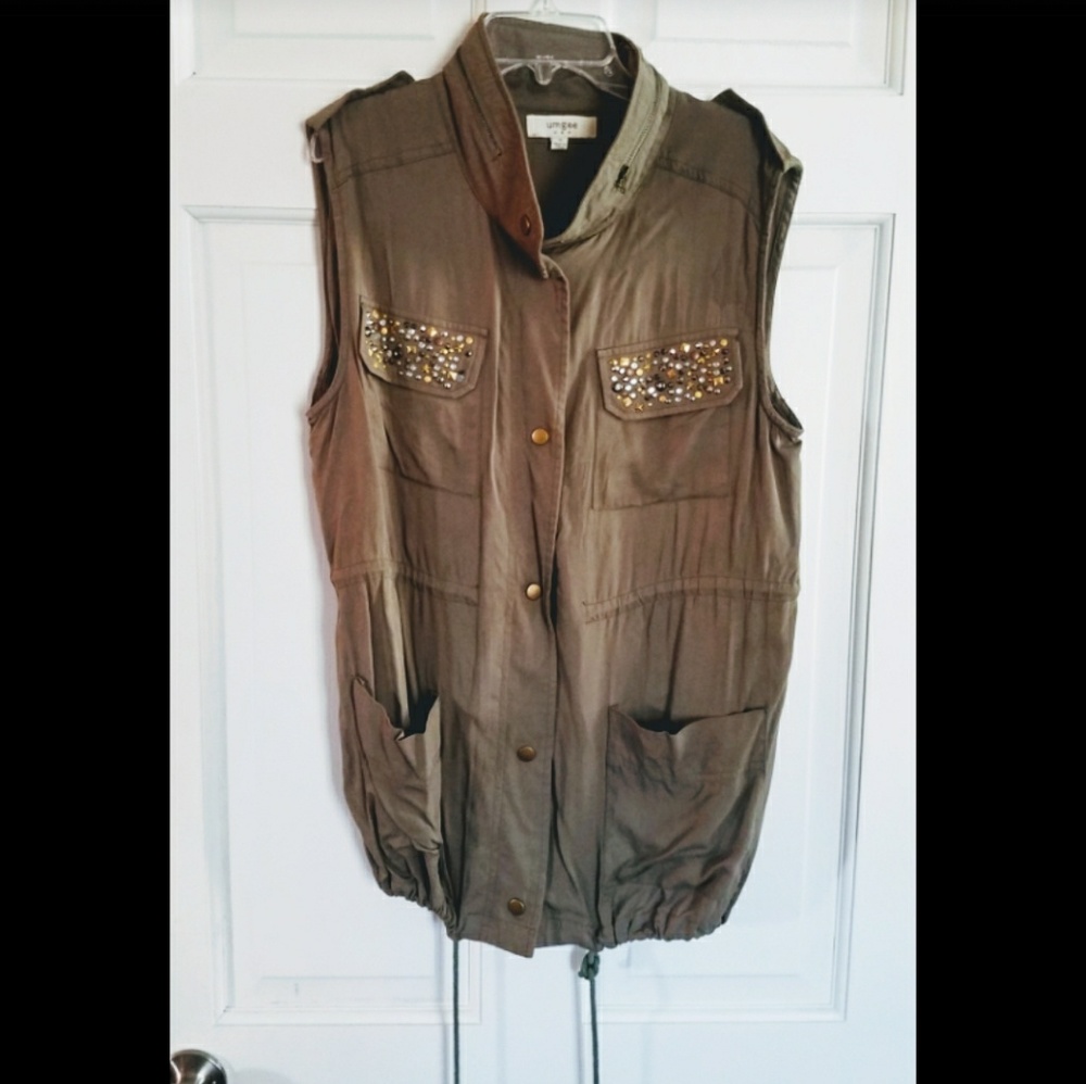 Umgee USA Military Green Vest